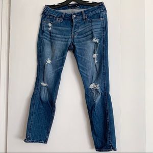 Hollister Ultra Low-Rise Slim Boyfriend Jeans